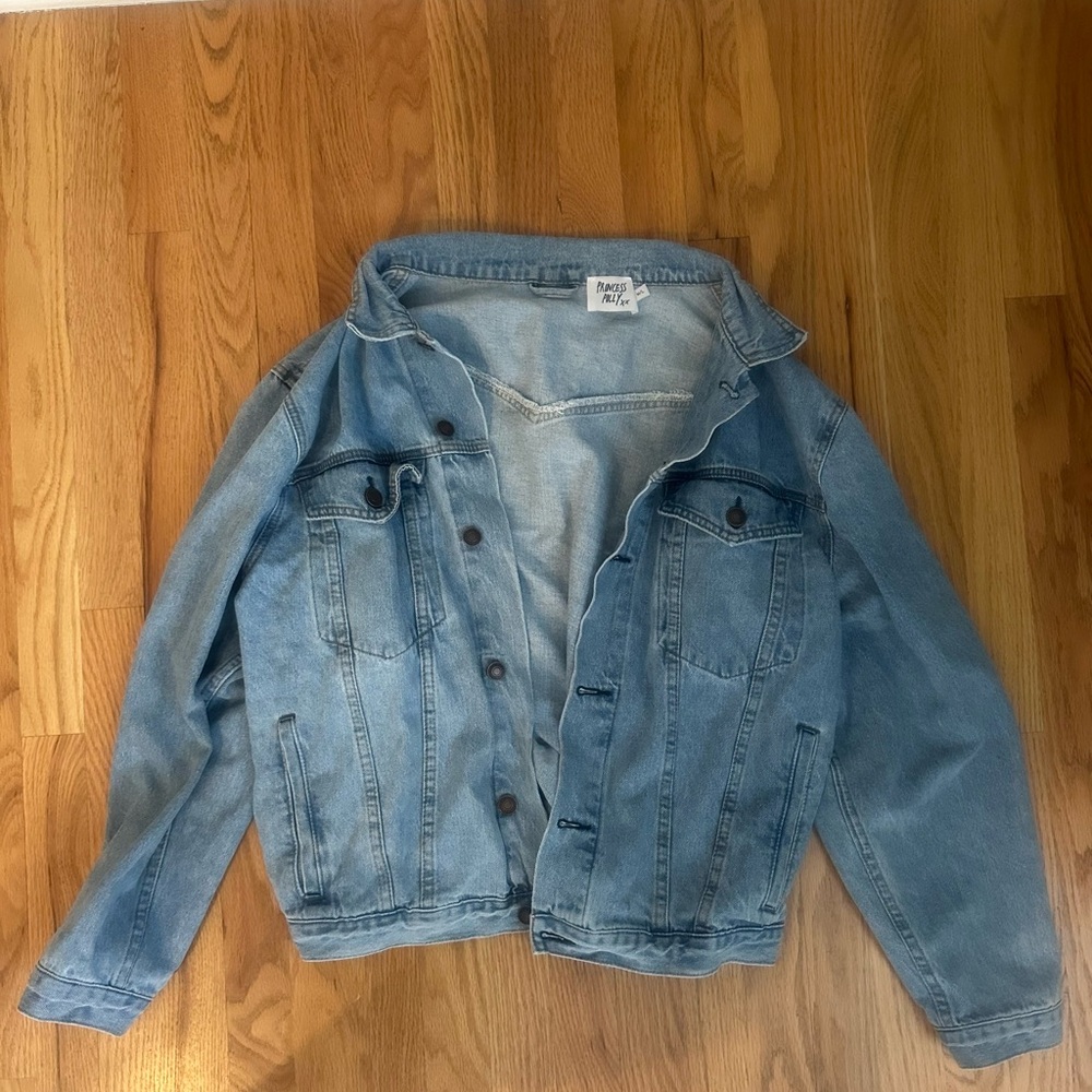 Princess Polly Denim Jacket with Button Closure